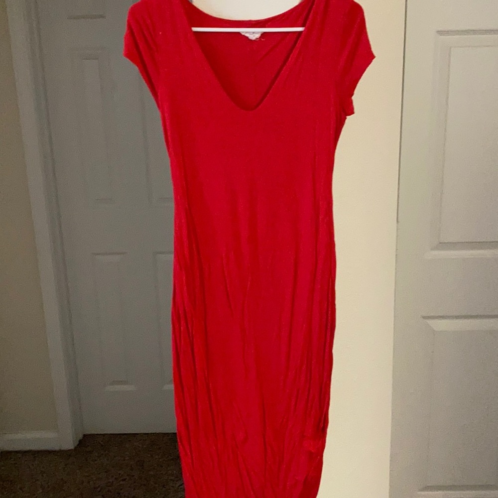 Red dress